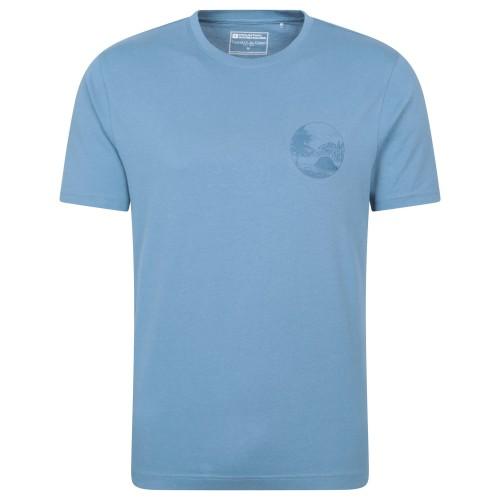 Pertemba Fr - Apparel Men's Blue Mountain Warehouse Camping Sketch T-Shirt 35In