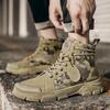 Fashion Camouflage Boots for Men Autumn Winter Platform Desert Boots Outdoor High-top Shoes Men Ankle Boots Buty Robocze Meskie