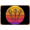 Darts Metal Tin Sign Jusit The Tip Wall Decoration Plaque Vintage Poster Iron Painting for Man Cave Home Cafe Game Room Club