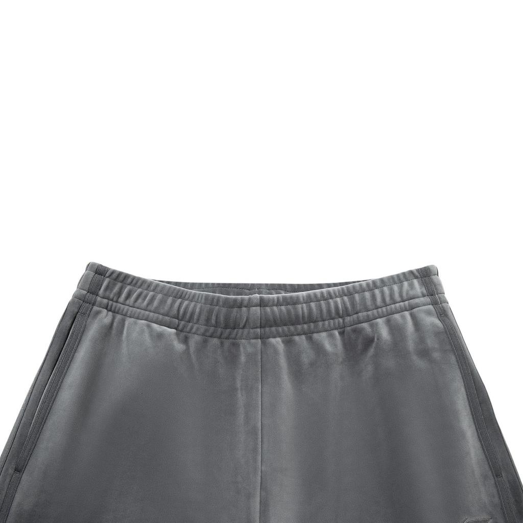 Li-Ning Women's Sportswear Series Mid-Rise Straight Leg Track Pants Asphalt Gray AKLV954-5