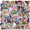 Set of 50 Bizarre Adventure Cute Anime Waterproof Cute and Stylish Cartoon DIY Stickers for Water Anniversary Stationery JoJo's Stickers, Stickers,
