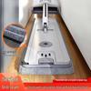 Hands-Free Flat Mop with Enlarged Head & Automatic Dehydration Bucket for Easy One-Wipe Cleaning
