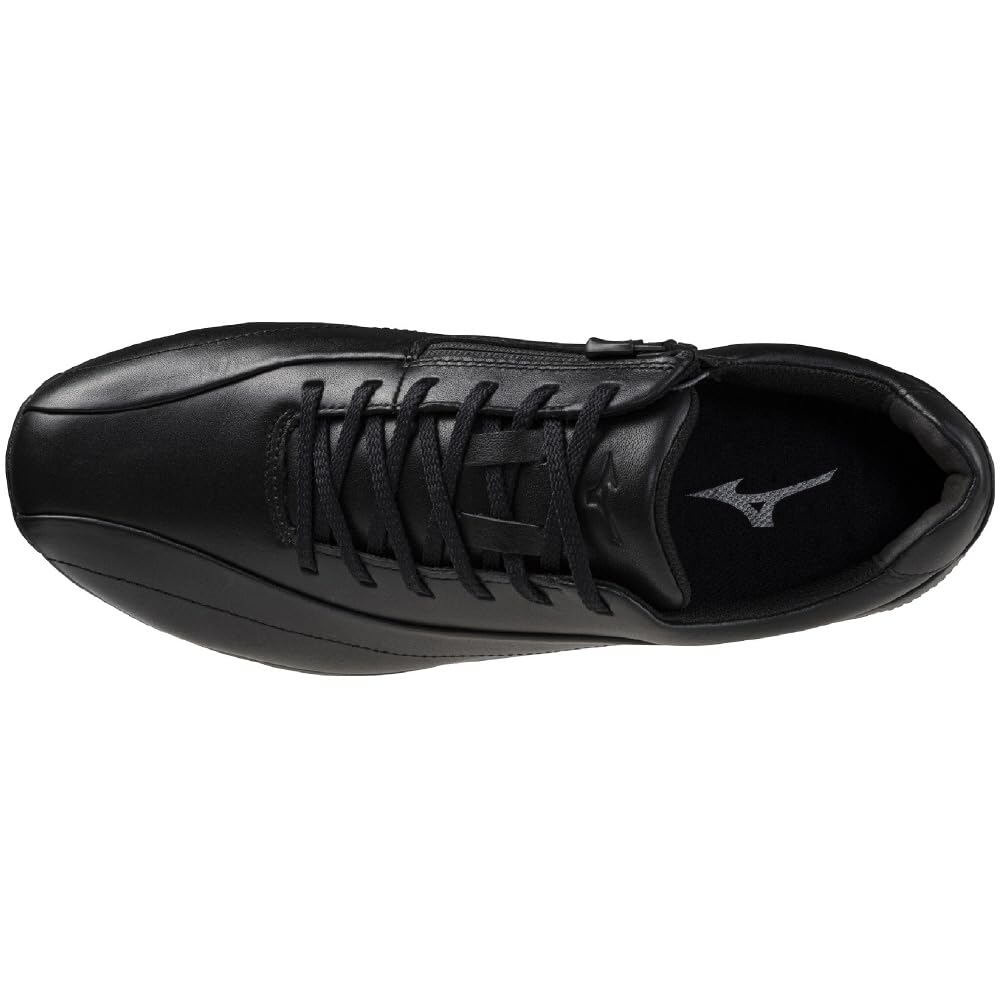 Mizuno LD40 VII Lightweight Walking Wide Zippered Inner Casual Size 3E Shoes, Fit, Shoe, Sneakers, Men's, Black, 21.0 Cm,
