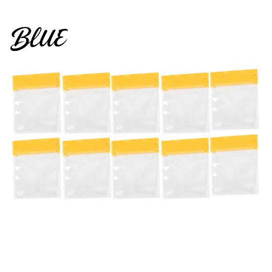 Reusable Ring Storage Portable Seal Travel Sliding Bag Bags Jewelry Lock Design Pill Organizer Bag Multi-Colored Labels for Daily