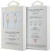 Guess Gucclalrgdd Kabel Usb-C - Usb-C1.5M Fast Charging Złoty/Light Gold Ebossed Logo