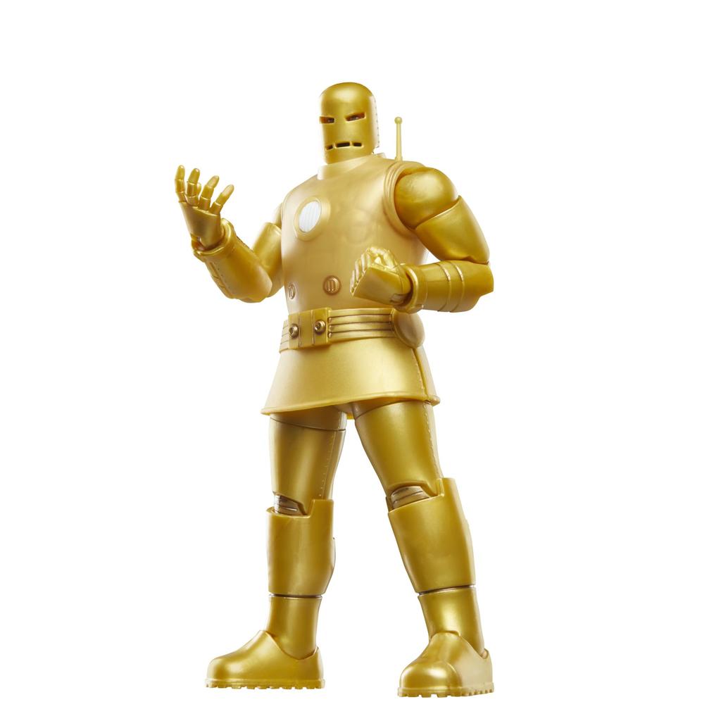 Hasbro Marvel Comics Iron Man Iron Man Comics Collectible Action Retro Design Blister Authentic (Model 01-Gold), 6-inch (15cm) Figure, Packaging,