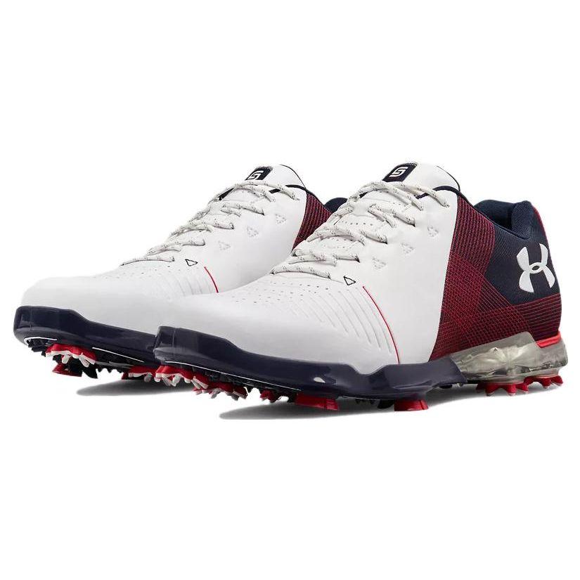 Under Armour Spieth 2 White Navy Red Men Sneakers Midnight-Navy 3000165-107