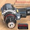 Compact Brushless Electric Drill - Rechargeable Lithium Power, Multi-Function Pistol Tool for Household Use