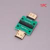 Hdmi A Type Male To Female Test Board Mini Connector With Board Pcb 2.54Mm Pitch Dp Hd A Female To Male Adapter Board