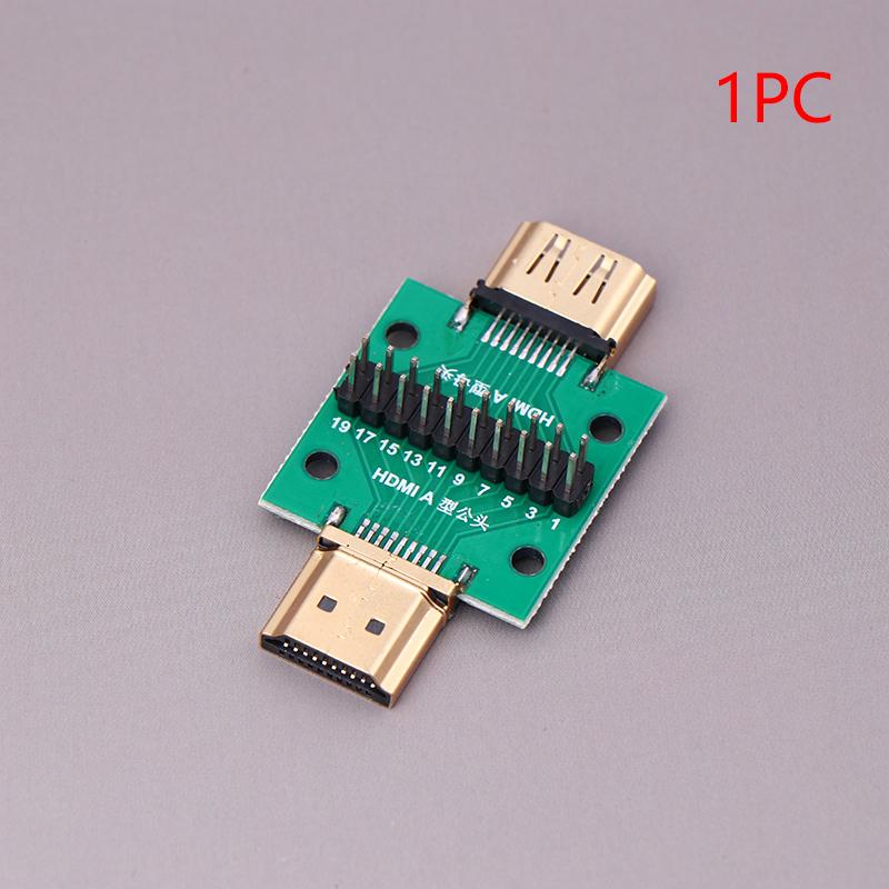 Hdmi A Type Male To Female Test Board Mini Connector With Board Pcb 2.54Mm Pitch Dp Hd A Female To Male Adapter Board