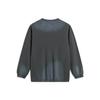 Li Ning Badfive Gradient Letter Crewneck Sweatshirt Unisex Sweatshirt Dark-Gray AWDTE17-1
