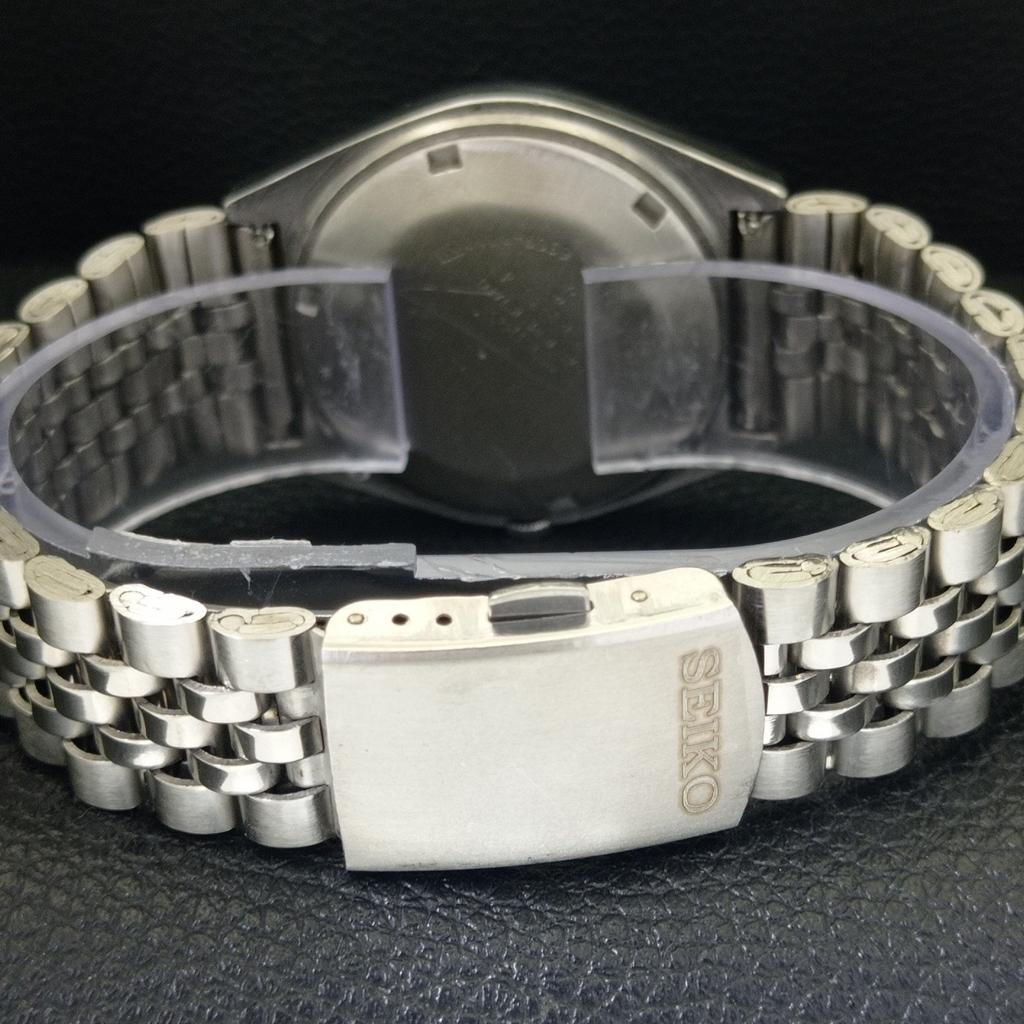 GENUINE VINTAGE SEIKO 5 JAPAN 6319A AUTOMATIC MENS WHITE DIAL WATCH a702707-1 R210-a702707