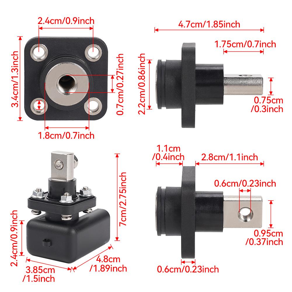 200A All-Copper Lithium Battery Energy Storage Terminal Battery Connector Battery Storage Terminal Inverter Connector