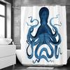 Oktopus Meere Duschvorhänge Badvorhang 180*180cm Wasserdicht Badezimmer Heimdeko Waschbarer Stoff Badezimmersichtschutz Mit 12 Haken