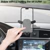 Gravity Car Phone Holder 360 Degree Rotating GPS Stand Car Mount Air Vent Dashboard Car Smartphone Metal Embedded Hooks Holder