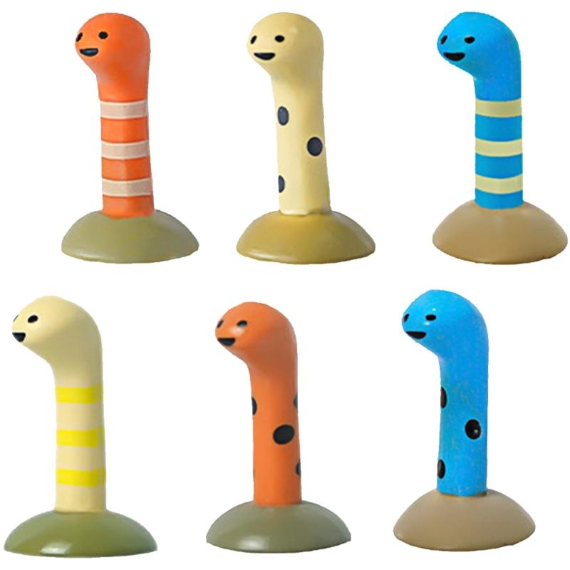 

6PCS Colorful Eel Figure Fishtank Ornament Accessories Creative Underwater Scene Display Decors For Aquarium Enthusiasts 1