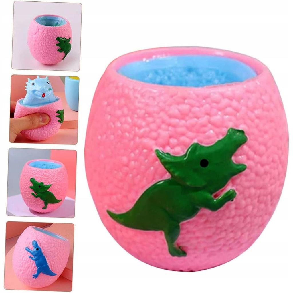 Dinozaur Jajko Squishy Antystresowy Gniotek Wyciskany Relaks Sensoryczny