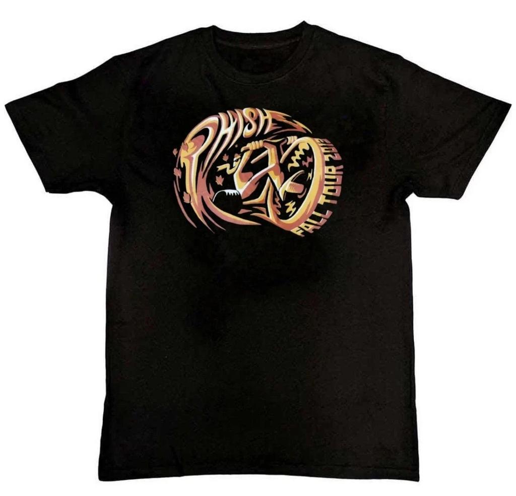 Band Phish Fall Tour Graphic Print Unisex Mens 100% Cotton T-shirt Mens Tees Top