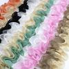 (1 Yard/pcs) 11cm Double-Layer Pearl Chiffon Splicing Color Lace Handmade Sewing DIY Clothing & Craft Accessories