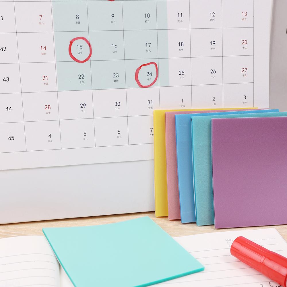 50 Pages of Colorful and Transparent Sticky Note