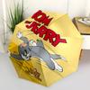 1pc Tom and Jerry Pattern Umbrella, Fashionable, Personalized, High-Value Folding Umbrella, a Must-Have for Summer, 8-Rib Durable Iron Frame, Tri