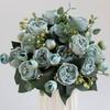 Artificial Flowers Silk Rose Outdoor UV Protection Wedding Party Bridal Bouquets Home Garden Room Yard Decorations Diy Gifts Box