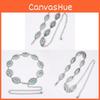 Bohemian Turquoise Waist Chain With Metal Accents For Summer Festival Fashion