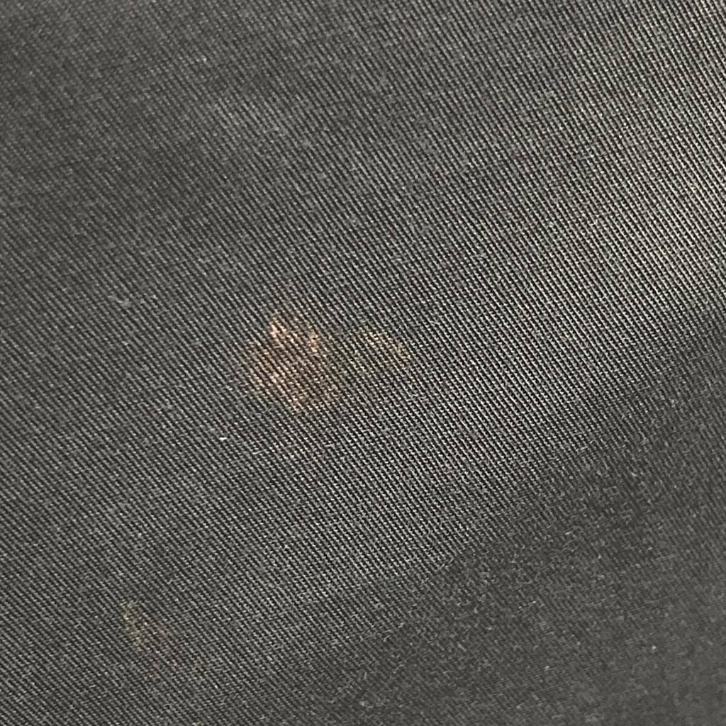 Louis Vuitton Cotton X Polyurethane Zip Fly Tapered Pants Bottoms 34 blackUsed