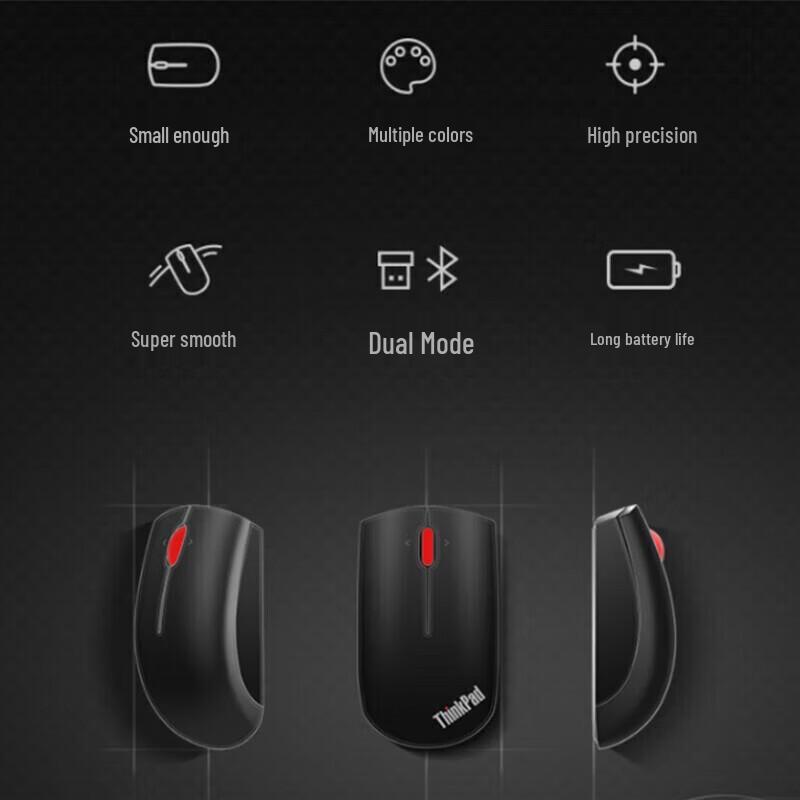 Lenovo Bluetooth Wireless Dual-Mode Office Mouse