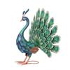 Wrought Iron Peacock Display Stand Creative Vintage Figurine Outdoor Garden Decor Window Display Ornament  Peacock Decoration
