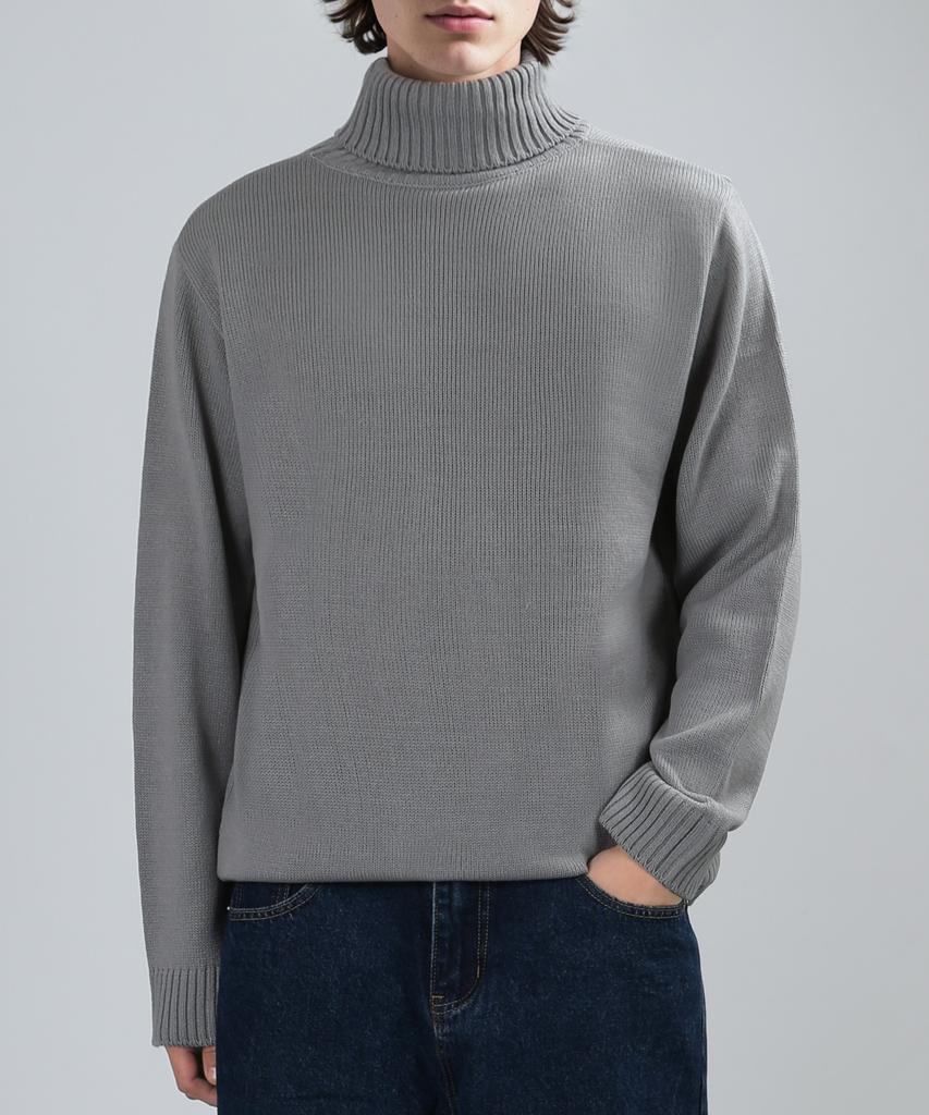 VERYVAIN Balance T-Neck Knit (Gray)