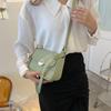 With Ribbon Small Square Bag Large Capacity Chain Crossbody Bag  Female Lady Girl