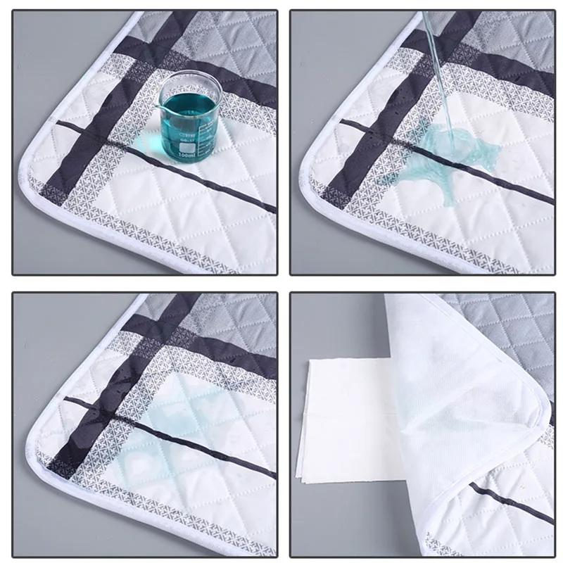 Waterproof Bed Pee Pad Washable Absorbent Mattress Protector For Kids Elderly Underpad Leakproof Bed Sheet Sofa Bed Wetting Mat