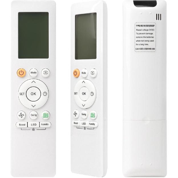 RG10A(B2S)/BGEF Air Conditioner Remote Control for MIDEA/Carrier Air Conditioner RG10L1(C2HS)/BGEF RG10B(B1)/BGEFU1 RG10L(2HS)/BGEFU1 with Cool and