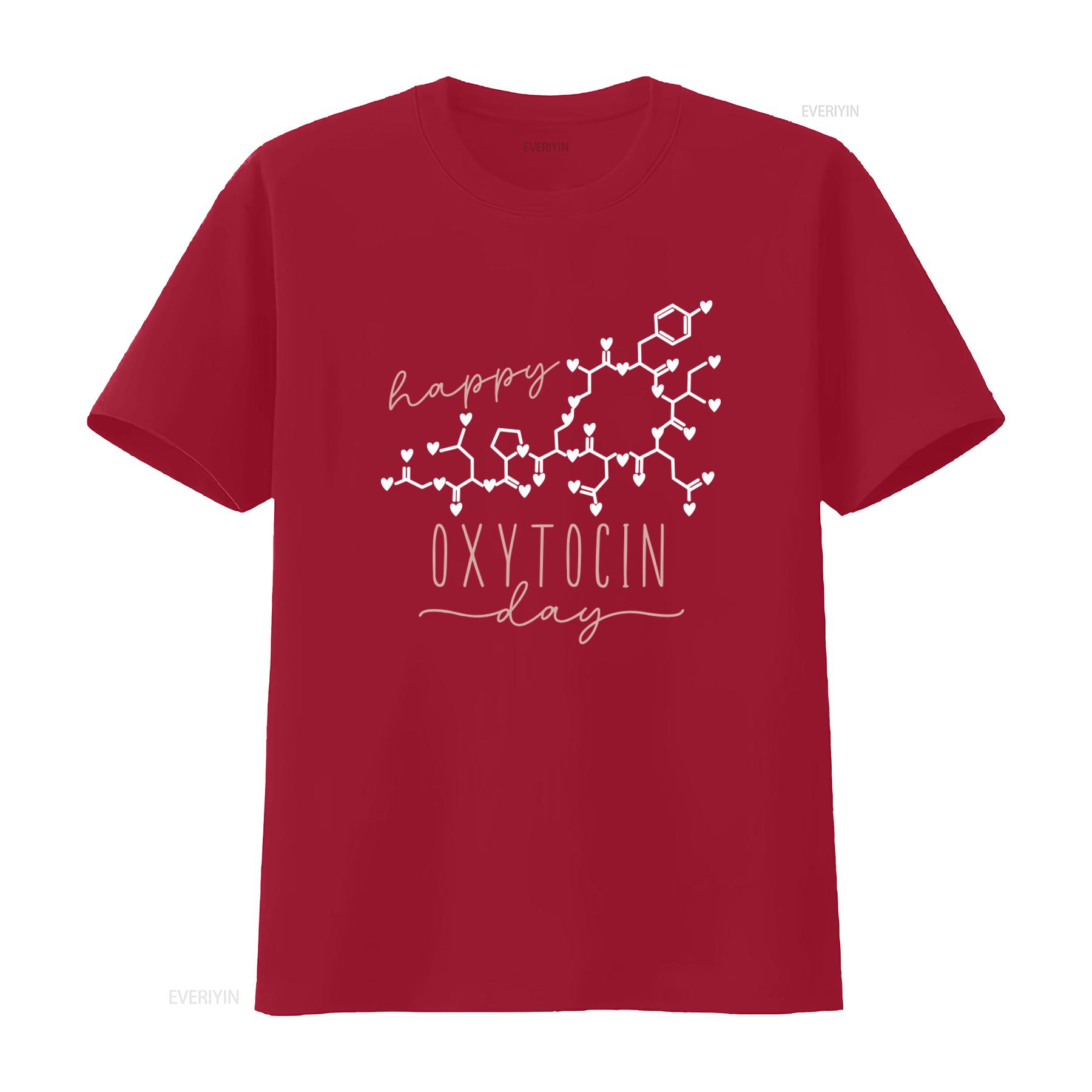 

Valentines Day Oxytocin T Shirt Love Molecule Chemistry Design for Birth Workers Lactation Consultants Doulas vintage Washed S