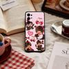 Plush Doll M-Monchhichis   Phone Case For Samsung S 25,24,23,22,30,21,10,9,Ultra,Plus,Lite,FE,4,5 G Soft Black Case