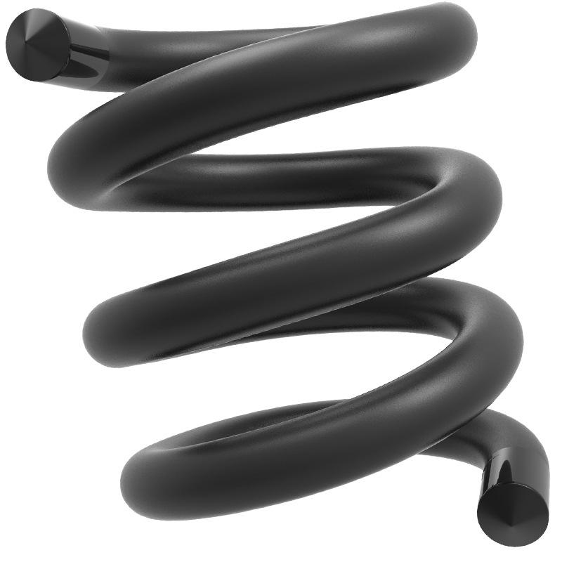 Male Cock Ring Delay Ejaculation Invisible Penis Exercise Device Metal Sponge Material Black Adult Sex Toy  Length: 520 cm