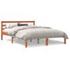 VidaXL Bed Frames Cherry Brown 135x190 Cm Solid Pine Wood 844140