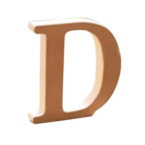 Volně stojící A-Z Dřevěná písmena abecedy k zavěšení Svatba Domácí Párty Dekor