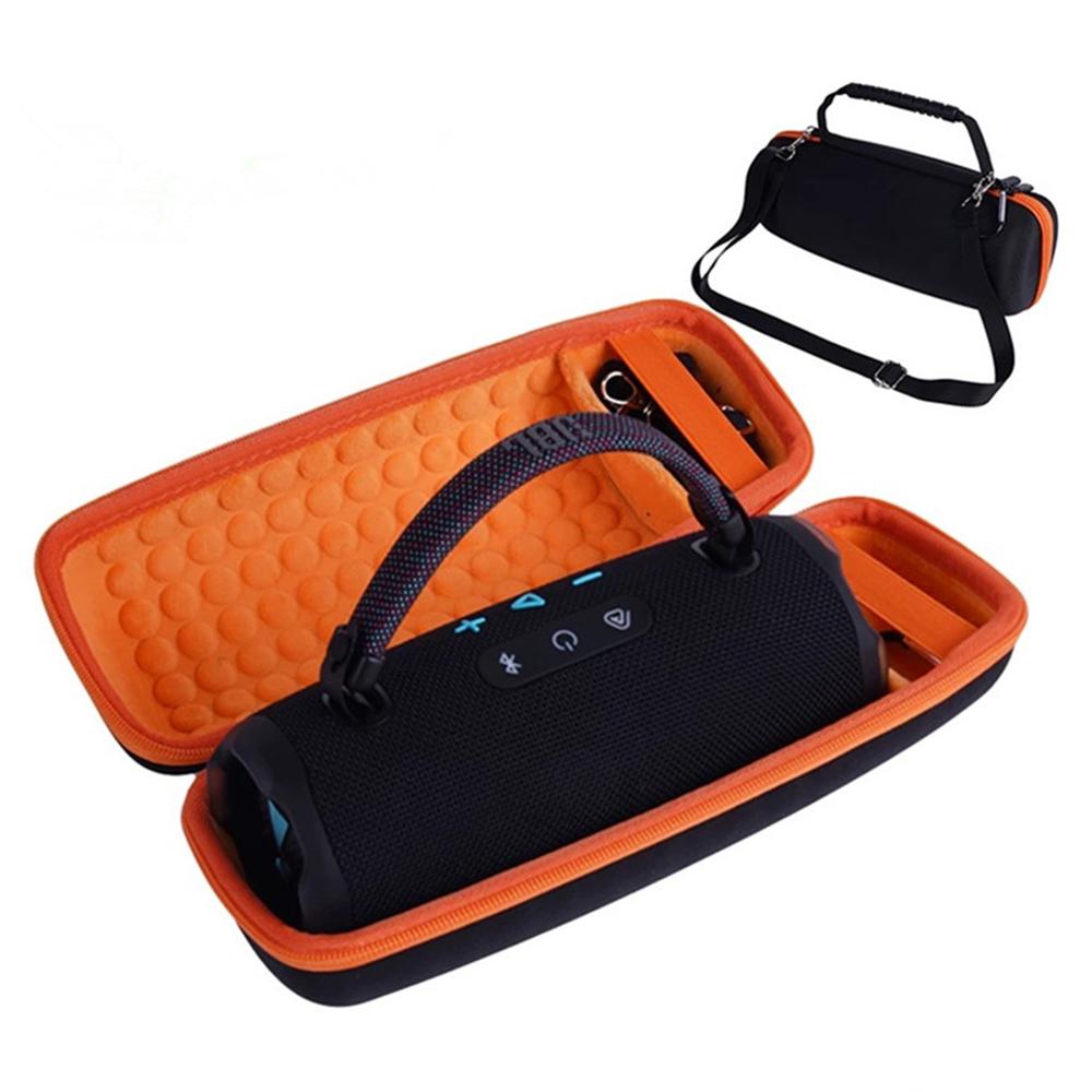 For JBL Charge 6 Speaker Carrying Case EVA Hard Shell Shockproof Storage Bag with Shoulder Strap