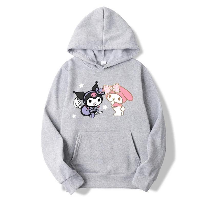 2026 Animation printed men's and women's hoodies, cute style, new Ins loose sports shirt