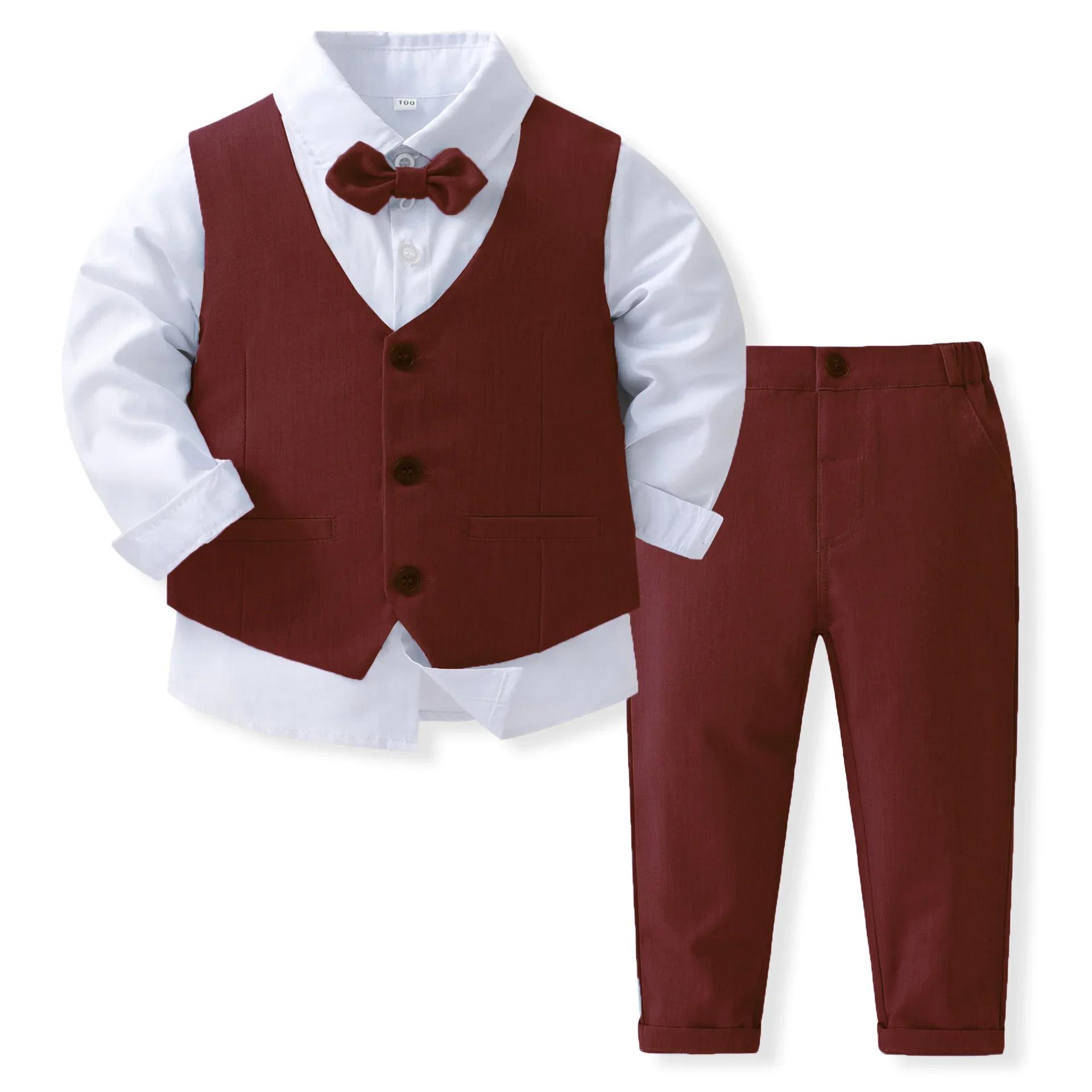 Kids Clothes Boys Solid Formal Outfits
