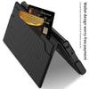 GKK For Samsung Galaxy S23 Ultra Magnetic Phone Case Leather+PC Flip Card Slot Cover