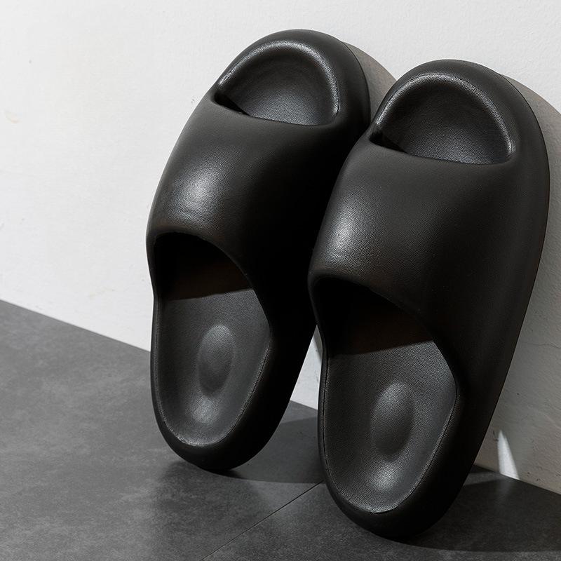 

Женские тапочки с облаком на мягкой подошве, домашние и уличные пляжные сандалии, летние нескользящие шлепанцы из ЭВА на толстой платформе 36-37 белый