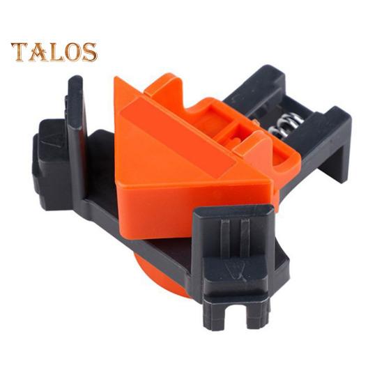 Convenient Woodworking Right Angle Clamp Red Plastic Clip-on No Assembly Durable Secure Grip Corner Clamp Carpentry Tool Set