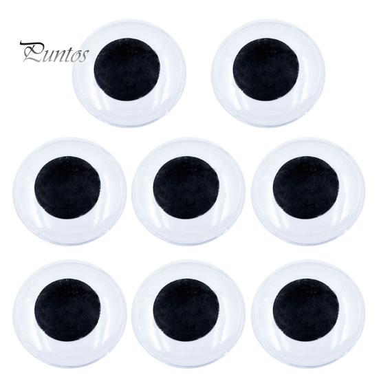 

8 шт. Глаза на Хэллоуин для кустов, большие игрушечные глаза, гигантские подвижные глаза на Хэллоуин, самоклеящиеся наклейки для поделок, домашнего декора 7cm 8pcs