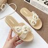 Flat Woman Slippers Outside On Beach Shoes for Women Flowers Sandals Cheap Liquidation Unique Slides Slip-resistant 39 Shoe Sale