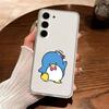 Cute T-TuxedoSam Phone Case For Samsung Galaxy S21 S22 S23 S24 S25ULTRA FE Ultra Plus5G A52S Transparent Cover