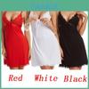 Luxurious Black Lace Sexy Ladies Lingerie Sleepwear V-neck Night Dress Set