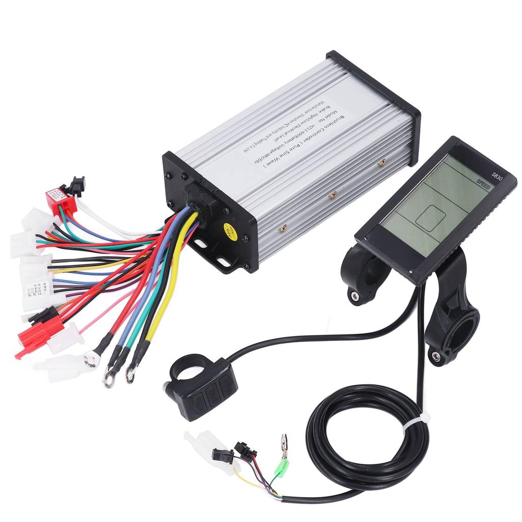 48V 64V 600W Sine Wave Controller S830 LCD Panel Set Brushless Motor Controller for Electric Scooter
